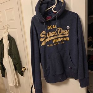 Superdry Navy Blue/Yellow Hoodie